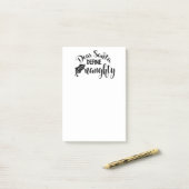 Beste Santa Define Naughty Post-it® Notes (Op bureau)