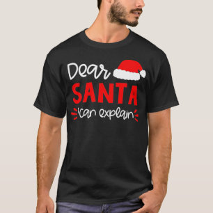 Beste Santa Funny Matching Family Kerstmis Pajama T-shirt