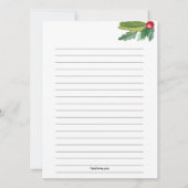 Beste Santa Letter Kaart (Achterkant)