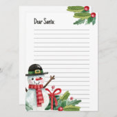 Beste Santa Letter Kaart (Voorkant / Achterkant)
