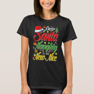Beste Santa Naughty is de nieuwe kerst van Nice T-shirt