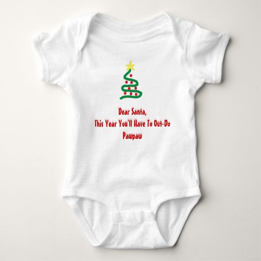 Beste Santa - Pawpaw Romper (Voorkant)