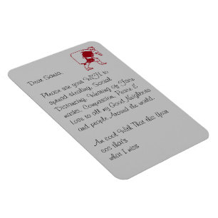 Beste Santa Spread Healing Social Distancing Ideeë Magneet