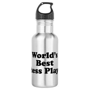 Beste schaakspeler ter wereld waterfles