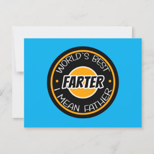 Beste Scheetverwekker Ter Wereld Ik Bedoel Vader Briefkaart