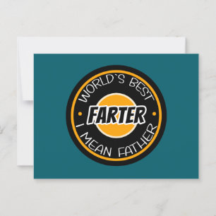 Beste Scheetverwekker Ter Wereld Ik Bedoel Vader Briefkaart