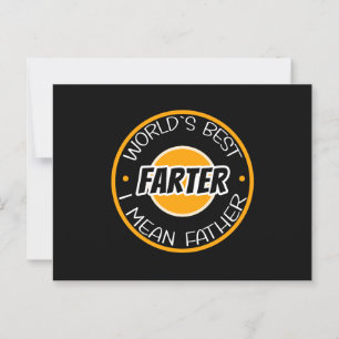 Beste Scheetverwekker Ter Wereld Ik Bedoel Vader Briefkaart