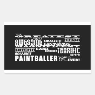 Beste schilders : Greatest Paintballer Rechthoekige Sticker