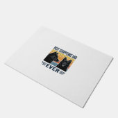 Beste Schipperke Vader Ooit Retro Hond Vector Desi Deurmat (Schuin)