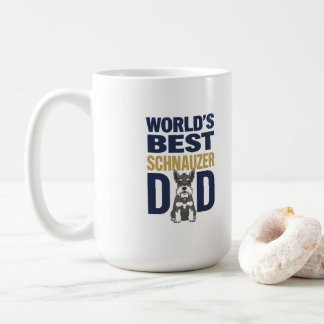 Beste Schnauzer-papa ter wereld Koffiemok