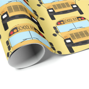 Beste schoolbuschauffeur Dank u Waardering Gift Cadeaupapier