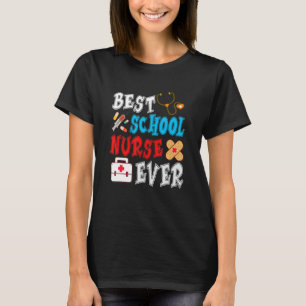 Beste schoolverpleegster t-shirt