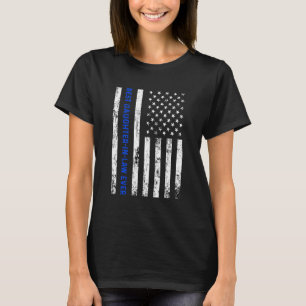 Beste schoondochter ooit retro Amerikaanse vlag jo T-shirt