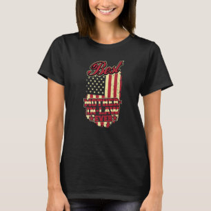 Beste schoonmoeder ooit patriottisch Amerikaans T-shirt