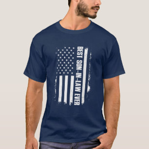 Beste schoonzoon ooit American Flag T-shirt