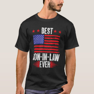 Beste schoonzoon ooit US Flag T-shirt