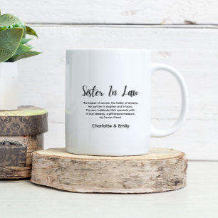 Beste schoonzus ooit gepersonaliseerd koffiemok