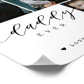 Beste script voor papa ooit | Vaderdag Keepslag Poster (Hoek)