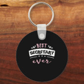 Beste secretaris Ever Cadeauidee Sleutelhanger (Voorkant)