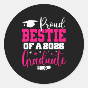Beste senior trotse beste klas ronde sticker