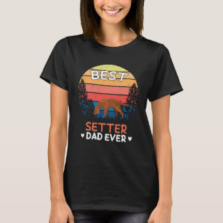 Beste Setter Pa Ever Retro T-shirt