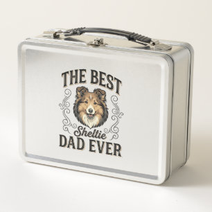 Beste Sheltie-papa ooit vintage ontwerp voor honde