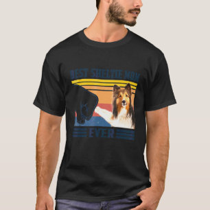 Beste Shetland Sheepdog Sheltie Moeder ooit Hond M T-shirt