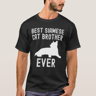Beste Siamese kat broer Ooit Vaderdag T-shirt