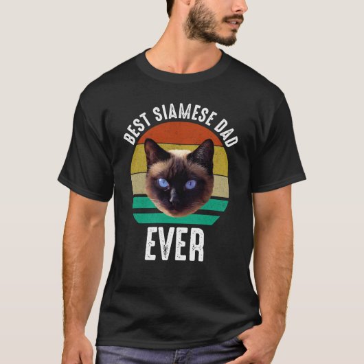 Beste Siamese vader ooit T-shirt (Voorkant)