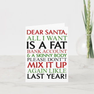 Beste Sinterklaas Alles Wat Ik Wil Is Een Vette Nk Kaart