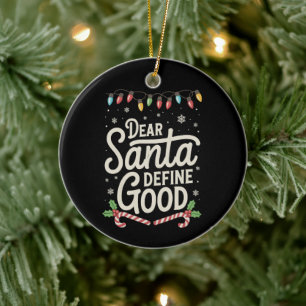 Beste Sinterklaas Definieer Goede Kerst Familie Ma Keramisch Ornament