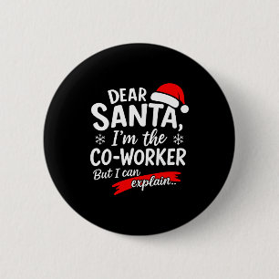 Beste Sinterklaas Het is de schuld van mijn colleg Ronde Button 5,7 Cm