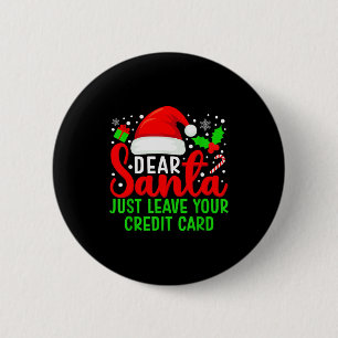 Beste Sinterklaas Laat Je Creditcard Familie Kerst Ronde Button 5,7 Cm