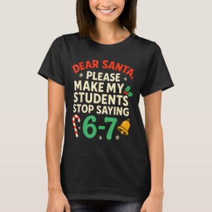 Beste Sinterklaas Leerlingen 6-7 67 Zes Zeven Grap T-shirt