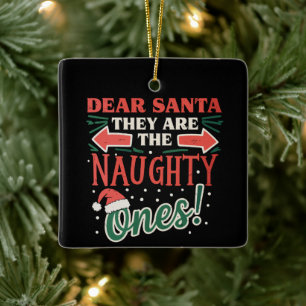 Beste Sinterklaas Zij Zijn De Stoute Kerstmis Keramisch Ornament