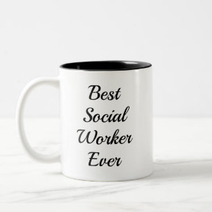 Beste Sociaal Werker Ooit Mok Waarderingsgeschenk