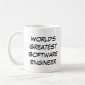 "Beste software engineer ter wereld" Koffiemok (Links)