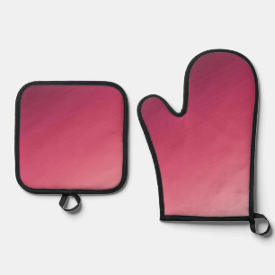 Beste Solid Color Silver gewatteerde hittebescherm Ovenwant & Pannenlap Set