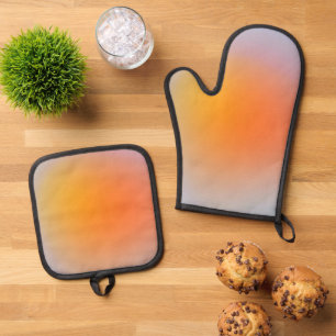 Beste Solid Color Silver gewatteerde hittebescherm Ovenwant & Pannenlap Set
