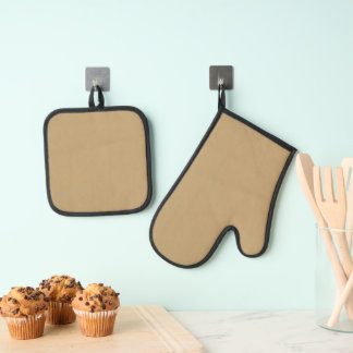 Beste Solid Color Silver gewatteerde hittebescherm Ovenwant & Pannenlap Set