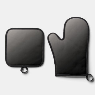 Beste Solid Color Silver gewatteerde hittebescherm Ovenwant & Pannenlap Set