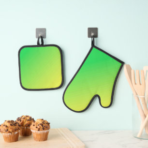 Beste Solid Color Silver gewatteerde hittebescherm Ovenwant & Pannenlap Set