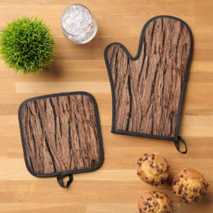 Beste Solid Color Silver gewatteerde hittebescherm Ovenwant & Pannenlap Set