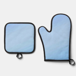 Beste Solid Color Silver gewatteerde hittebescherm Ovenwant & Pannenlap Set