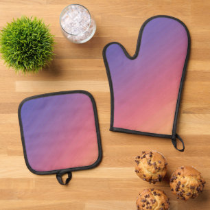 Beste Solid Color Silver gewatteerde hittebescherm Ovenwant & Pannenlap Set