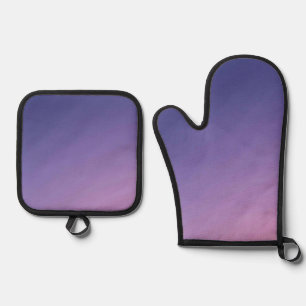 Beste Solid Color Silver gewatteerde hittebescherm Ovenwant & Pannenlap Set