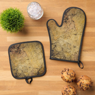 Beste Solid Color Silver gewatteerde hittebescherm Ovenwant & Pannenlap Set