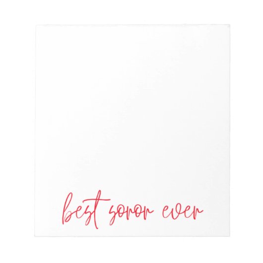 Beste sorteerserver | Delta Sorority Gifts Notitieblok (Voorkant)