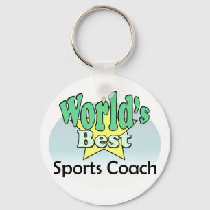 Beste sportcoach ter wereld sleutelhanger