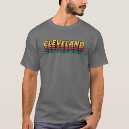 Beste stad om Cleveland te bezoeken - Naam stad T-shirt
